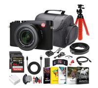 Leica D-Lux 8 Compact Camera Bundle | For Photography & Video | 4K Video + 2x 64GB Memory Cards + Camera Bag + Photography Software + More