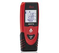 Leica DISTO D1 120ft Laser Distance Measure with Bluetooth 4.0, Black/Red