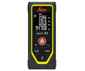 Leica DISTO X1 - IP65 Laser Measure Device with Bluetooth, NFC & Range 100m | Designed for construction sites, with NFC, Bluetooth and IP65 for reliable measurements in demanding environments