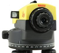 Leica Geosystems Na532 Automatic Optical Level 32X Magnification 5 Series With Case 360 Degree Rotation