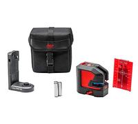 Leica Lino L2s - Self Leveling red Cross line Laser, Range 25 m | Horizontal and vertical lines for accurate leveling and alignment, with magnetic adapter and carrying case