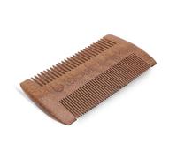 Leicare High Quality Wooden Beard Comb, Beard Comb Wood with Coarse and Fine Teeth, Perfect Gift Idea for Men with Beard