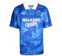Leicester City 1990 Bukta Retro Football Shirt Blue XX-Large Polyester