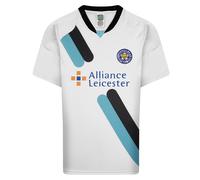 Score Draw Leicester City 2005 Away Retro Shirt White XX-Large Polyester