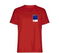 Leicester City Classic Football Shirt Colours Frame Men's T-Shirt - Red / 3XL