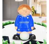 Leicester City FC Cake Topper - Personalised Keepsake Set Birthday Cake Decorations. Custom Football Fan Birthday Anniversary Celebration Kids Cake Decor Unique