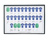 Leicester City FC Signed 2024-25 Team Poster Print Autographed By Full Squad, Leicester City Gifts A3 Print Only