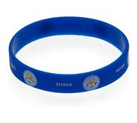 Leicester City Fc Silicone Wristband Blue (One Size)