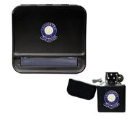 Leicester City Football Club Cigarette Rolling Machine and storproof Petrol Lighter