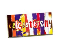 Leicester City Football Club FC CHOCOLATE BAR WRAPPER Novelty Gift Present for Friends Sport Fans (without chocolate bar)