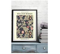 Leicester No. 27 - William Morris A4 Wall Art Print Vintage Floral Design Poster Arts And Crafts Style Home Office Decoration