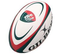 Gilbert Leicester Tigers Mini Replica Rugby Ball White