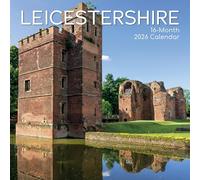 Leicestershire 16-Month Square Wall Calendar 2026, Historic Landmarks, Scenic Britain