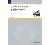 Leichte Sonaten(6) (Jcf) Johann Sebastian Bach Book [Softcover] Piano Schott Mus