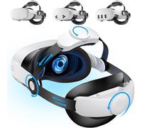 Leichter Headstrap für Meta Quest 3/3S/2, Verstellbarer Strap VR Zubehör Kompatibel mit Quest 3, Reduzieren Gesicht Stress, Verbesserter Support Komfort Verlängern, für Erwachsene und Kinder