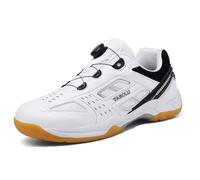 Leichtrit Badminton Shoes For Men Women,Badminton Shoes,Table Tennis Shoes,Table Tennis Shoes Women,Table Tennis Shoes For Men,Couple,Non Slip,With Arch Support,For Badminton,Table Tennis,White