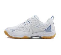 Leichtrit Badminton Shoes,Table Tennis Shoes,Badminton Shoes for Men Women,Table Tennis Shoes for Men,Table Tennis Shoes Women,Wear-Resistant,Non Slip,Soft Bottom,Breathable,for Unisex,White