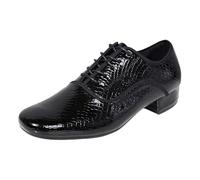 Leichtrit Ballroom Dance Shoes Men,Men'S Latin Dance Shoe,Mens Ballroom Practice Dancing Shoes,Latin Salsa Tango Practice Shoe For Men,Low Heel,Breathable,Lace-Up,Soft,For Waltz,Tango,Stage