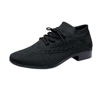 Leichtrit Latin Dance Shoess For Men,Men'S Ballroom Dance Shoess,Lace Up Men'S Ballroom Dancing Shoes,Latin Salsa Tango Practice Shoes For Men,Comfortable,Breathable,Low Heel,For Stage