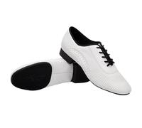 Leichtrit Men'S Ballroom Dance Shoes,Dance Shoes For Mans,Leather Latin Salsa Practice Shoe For Man,Men'S Breathable Leather Ballroom,Split Sole,Soft,Lace-Up,For Stage,Waltz