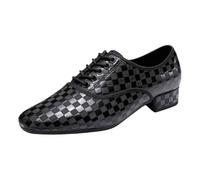 Leichtrit Men's Salsa Teaching Dancing Shoes,Men Breathable Ballroom Dance Shoes,Non Slip,Breathable,Sweat Absorption,Suitable for Ballroom Dancing and Latin Salsa Practice