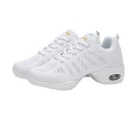 Leichtrit Split Sole Dance Trainers,dance Sneakers For Women,Womens Mesh Split Sole,Breathable Dance Sneakers,Shock-absorbing,Comfortable,Split Sole,Mesh,for Jazz,Latin,quickstep,Viennese Waltz