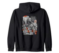 Leif Eriksson Norse Viking Explorer Vinland Zip Hoodie