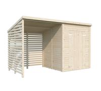 Leif L (3.7x1.7m | 3.0+2.9m2) Practical Garden Shed