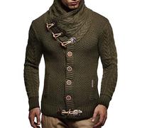 Leif Nelson Men Cardigan Jacket Shawl Collar LN-4195