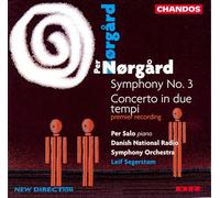 NORGAD/SEGERSTAM/DANISH NATL RADIO CHOIR & SYM: SYMPHONY 3/CONCERTO IN DUE - CD