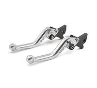LEIFEIS for Gilera for Runner 125 180 200 for VXR for FXR VX 2T 4T for Stalker 50 Lever CNC Brake Levers Front Disc Rear Drum Brake Handle Lever(Silver 147mm)
