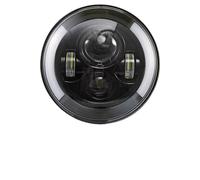 LEIFEIS Headlights Assembly For Lada For Niva For Urban Offroad 4x4 LED HeadLight Bulbs 7inch Round HeadLamp Angle Eyes 12V 24V(1 piece-Half-7inch)