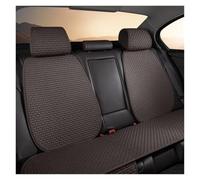 LEIFEIS Seat Covers Car Seat Cover Full Set Front Rear Cushion Breathable Universal Pad Auto Protector Mat Accessory Car Seat Cover(Brown Rear Set)