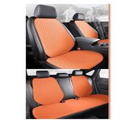 LEIFEIS Seat Covers Car Seat Cushion Breathable Hole Universal Covers Front Rear Auto Pads Mat Accessories Car Seat Cover(Orange Whole SET)