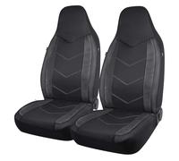 LEIFEIS Seat Covers High Back Bucket Universal Seat Protector Breathable Mesh Fabric Carbon Fiber Texture Seat Car Seat Cover Cushion Car Seat Cover(Black)