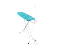 Leifheit Air Board M Compact Plus ironing board, ironing surface 120 x 38 cm, height-adjustable, iron board with two-sided ironing effect, space-saving storage, suitable for irons and steam irons