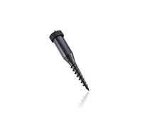 Leifheit Centring Ground Screw Socket for Rotary Clothes Lines, 45 mm and 50 mm Aperture, for Easy Installation of Rotary Clothes Line, Ground Socket