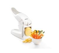 Leifheit Chips Cutter, French Fries Slicer with 2 Blade Inserts | Cuts 10 mm and 12 mm potato or vegetable sticks, non-slip base and soft-touch handle, dishwasher-safe cutter