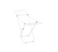 Leifheit Classic 200 Easy Airer Clothes Rack, Sturdy Clothes Drying Rack, Lightweight Strong and Sturdy Clothes Drying Rack, White and Blue, 20 m Drying Space