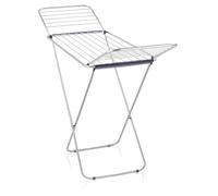 Leifheit Classic Siena 180 Easy Clothes Airer, Clothes Drying Rack with Extra-Thick Rails, Strong and Sturdy Aluminium Lightweight Clothes Horse, Grey, 18 m Drying Rack