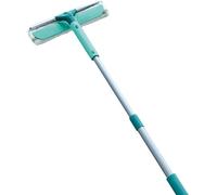 Leifheit Classic Window Cleaner Telescopic 155, Leifheit Window Cleaner, Telescopic Handle 100 - 150 cm, with Microfibre Fleece Window Cleaning, Separate Lift off Squeegee, 33 cm