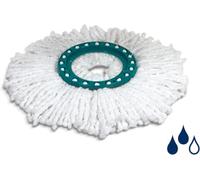 Leifheit Replacement Head To Clean Twist Mop Change Attachment Rag Micro White