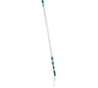 Leifheit Click System Handle 145-400 cm, Mop Handle Adjusts and Extends from 145-400 cm, Telescopic Pole to Extend Reach of Squeegee, Duster or Mop Head