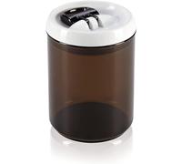 Leifheit Coffee Storage Container Fresh&Easy, 1-Hand Airtight 1.4L | Patented 1-hand ring closure, watertight and light-protective design, aroma-preserving coffee keeper, elegant fresh box