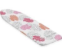 Leifheit Cotton Comfort L/Universal Ironing Board Cover, for max. 140x45cm, for steam irons, Iron Board Cover with extra thick Molleton padding, Velcro fastening and elasticated waistband