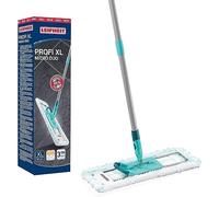 Leifheit Floor Wiper Profi XL, Foot-Release Mop with 42 cm Head | Micro Duo cover for all floors, removes up to 99% of viruses and bacteria, 360° swivel joint, washable 400 times at 60°C