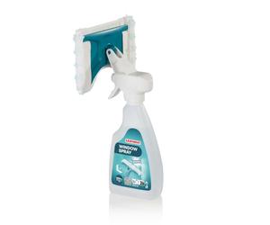 Leifheit Micro Duo Window Spray Cleaner for Spray and Washing, Window Cleaner Solution with Flexible Joint and Replaceable Window Cleaner Liquid, Leifheit Window Sprayer
