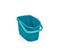 Leifheit Mop Bucket Power Clean, 10L Cleaning Bucket with Pouring Lip | 10L capacity, 6L usable with wringer insert, ergonomic handle, compact storage, suitable for large floor cleaning