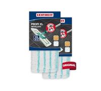Leifheit Mop Cover, Polyester, polyamide, White, Set of 2