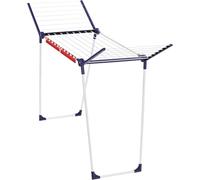 Leifheit Pegasus 160 Solid Slim Standing Clothes Airer, Foldable Clothes Rack for Outdoor & Indoor, Airer Space 16 m Compact and Sturdy Clothes Horse